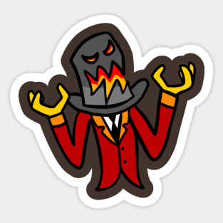 Evil Hat Guy Sticker